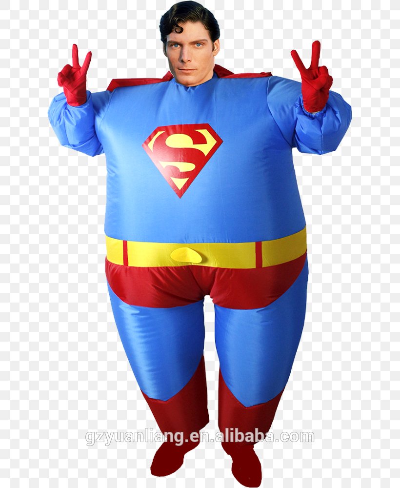 Superman Inflatable Costume Captain America Clothing, PNG, 625x1000px, Superman, Captain America, Clothing, Comic Book, Comics Download Free