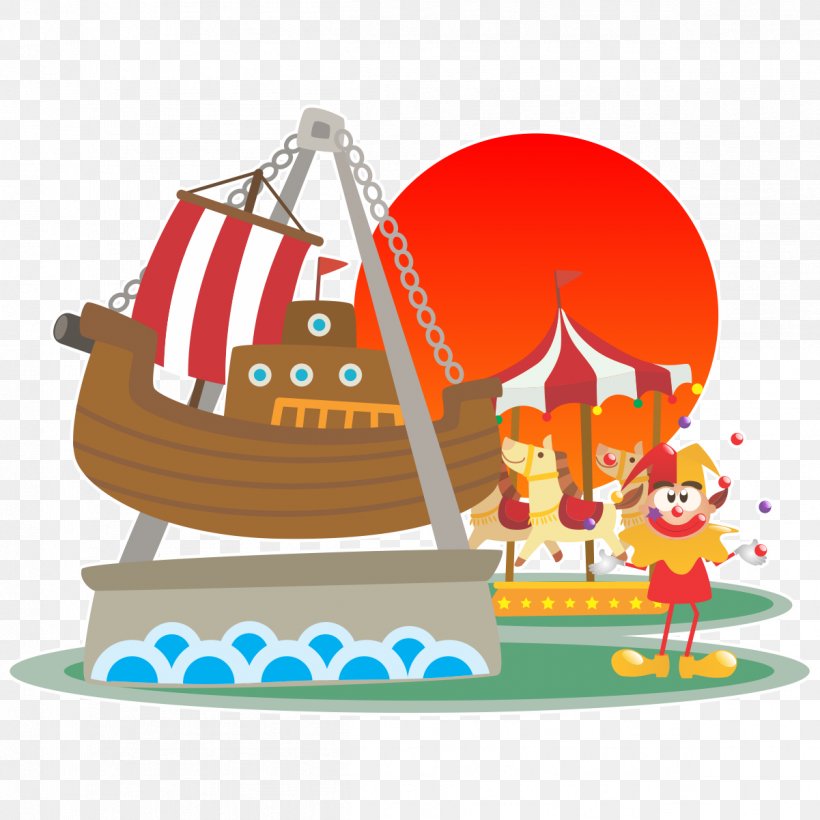 Amusement Park Image Vector Graphics Illustration Playground, PNG, 1201x1201px, Amusement Park, Cake, Carousel, Diens, Drawing Download Free