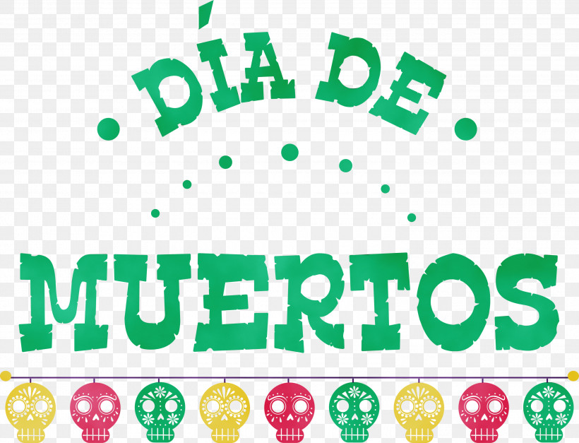 Logo Green Number Line Behavior, PNG, 3000x2296px, Day Of The Dead, Behavior, D%c3%ada De Muertos, Green, Line Download Free