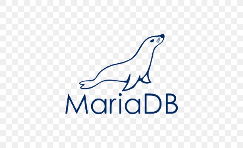 MariaDB Oracle Database MySQL Open-source Software, PNG, 500x500px, Mariadb, Adaptive Server Enterprise, Area, Beak, Blue Download Free