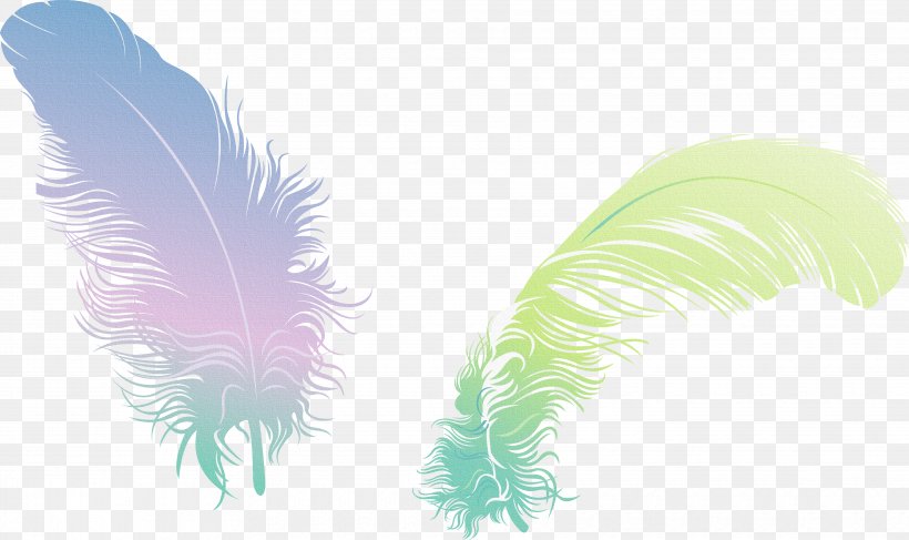 Feather Wing Clip Art, PNG, 3865x2300px, Feather, Dots Per Inch, Drawing, Grass, Green Download Free