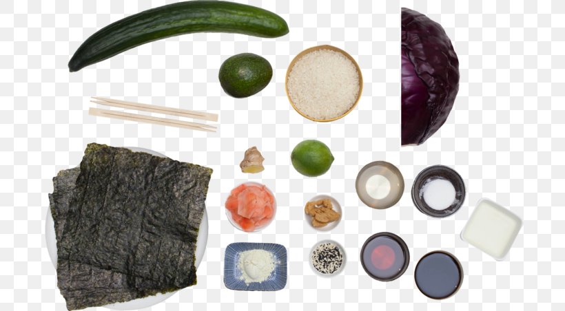 Makizushi Sushi Coleslaw Japanese Cuisine Vegetarian Cuisine, PNG, 700x452px, Makizushi, Cabbage, Coleslaw, Cucumber, Daikon Download Free