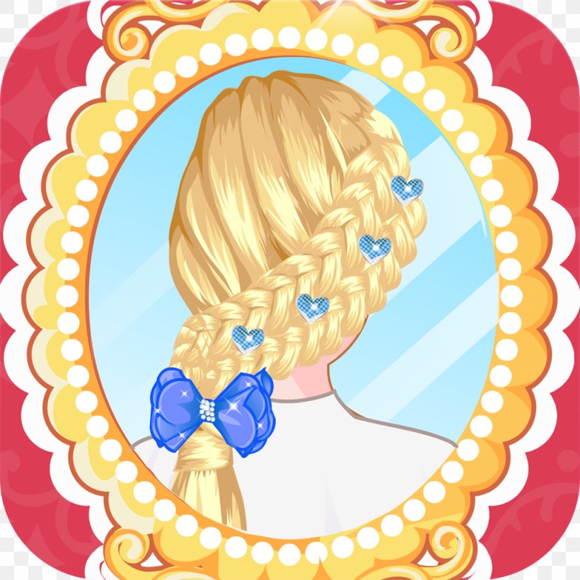 Perfect Braid Hairdresser Perfect Girls Braid Hairstyles Super Braid Hairdresser HD Android, PNG, 1024x1024px, Watercolor, Cartoon, Flower, Frame, Heart Download Free