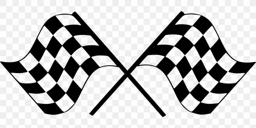 Racing Flags Auto Racing Clip Art, PNG, 960x480px, Racing Flags, Auto Racing, Black, Black And White, Flag Download Free