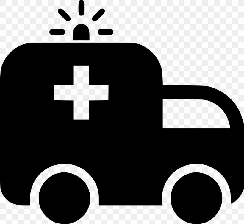 Ambulance Hospital Patient Clip Art, PNG, 981x900px, Ambulance, Black, Black And White, Brand, Emergency Download Free
