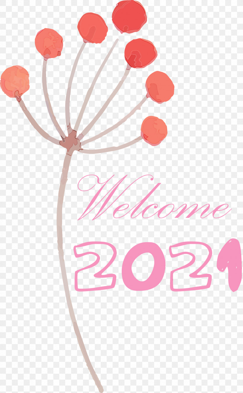 Floral Design, PNG, 1856x3000px, Happy New Year 2021, Floral Design, Happy New Year, Heart, Hello 2021 Download Free