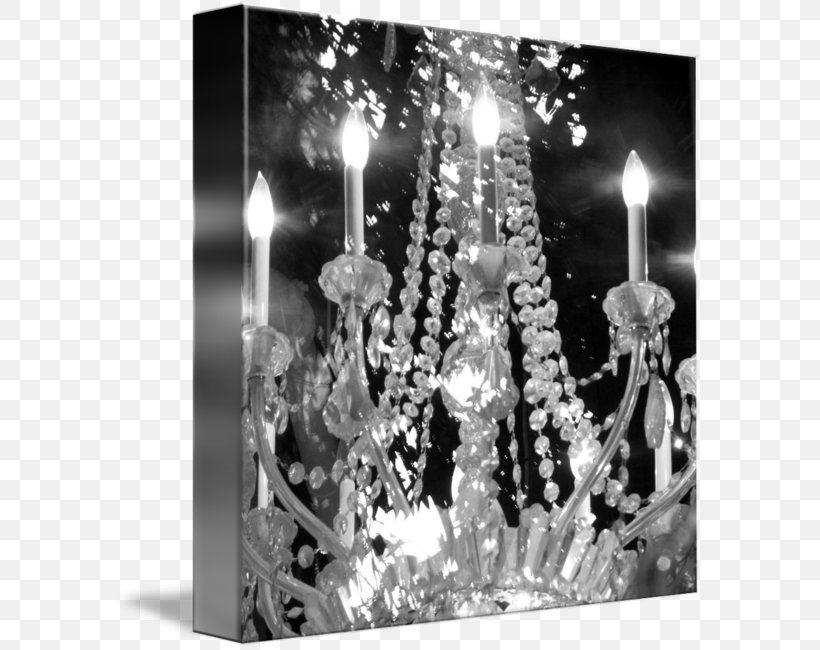 Gallery Wrap Canvas Chandelier Art Printmaking, PNG, 588x650px, Gallery Wrap, Art, Black And White, Canvas, Chandelier Download Free