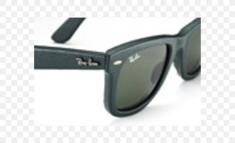 Goggles Sunglasses Ray-Ban Wayfarer Ray-Ban Original Wayfarer Leather, PNG, 582x500px, Goggles, Aviator Sunglasses, Eyewear, Glasses, Leather Download Free