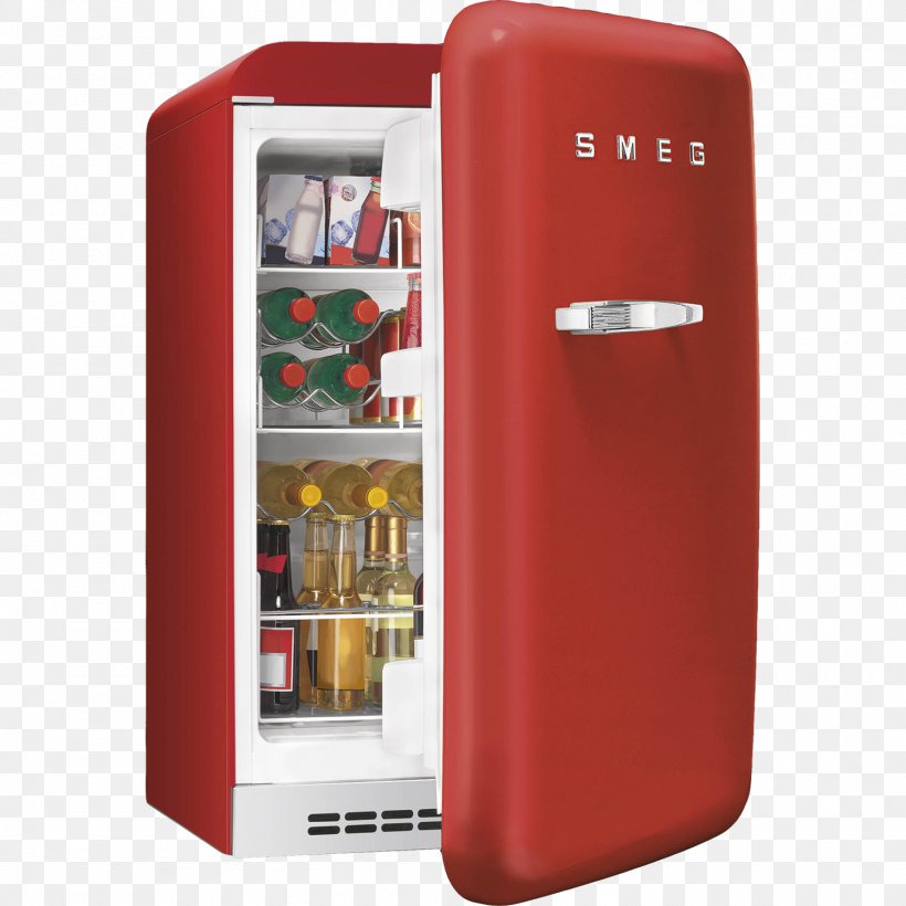 Refrigerator Smeg Kitchen Minibar Auto-defrost, PNG, 1500x1500px, Refrigerator, Autodefrost, Defrosting, European Union Energy Label, Freezers Download Free