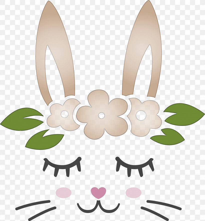 Easter Bunny Easter Day Cute Rabbit, PNG, 2777x3000px, Easter Bunny, Cute Rabbit, Easter Day, Plant Download Free