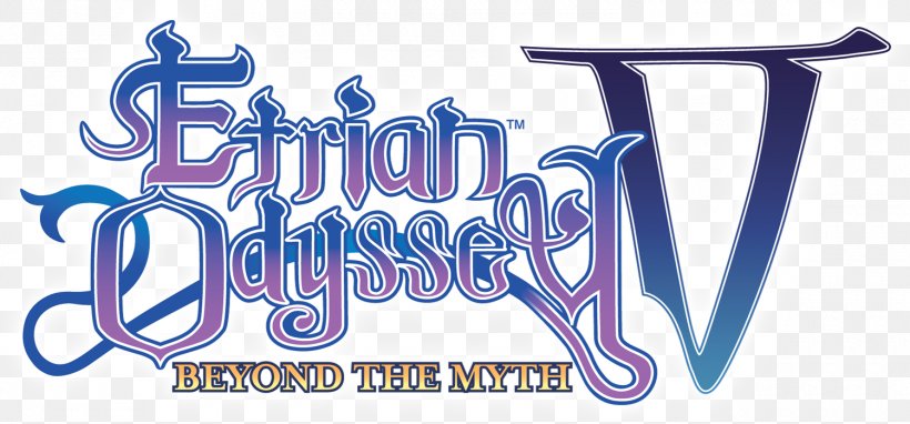 Etrian Odyssey V: Beyond The Myth Nintendo 3DS Nintendo Switch Video Game, PNG, 1500x699px, Etrian Odyssey V Beyond The Myth, Atlus, Blue, Brand, Dungeon Crawl Download Free