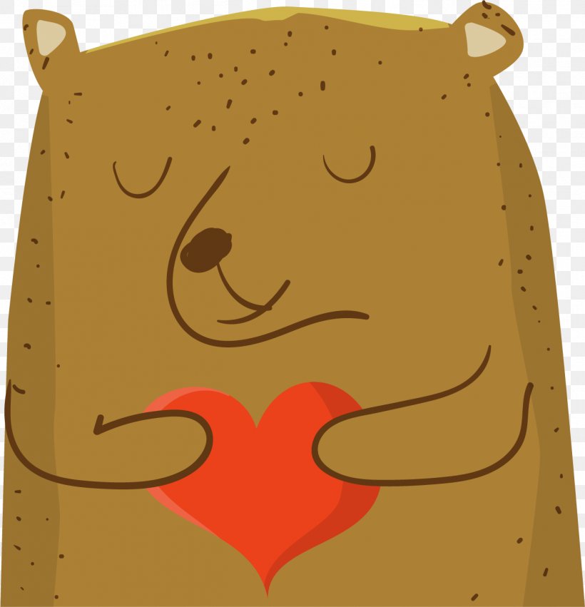 Bear Cartoon Illustration, PNG, 1318x1368px, Watercolor, Cartoon, Flower, Frame, Heart Download Free