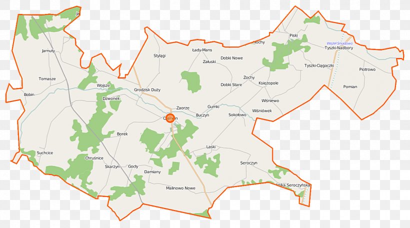 Czerwin Ostrołęka Voivodeship Map Municipality Ecoregion, PNG, 1294x720px, Map, Area, Ecoregion, Encyclopedia, Land Lot Download Free
