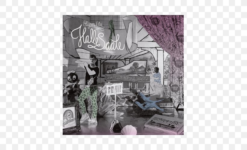 Halle Saale Remixed Super Flu Album, PNG, 500x500px, Watercolor, Cartoon, Flower, Frame, Heart Download Free