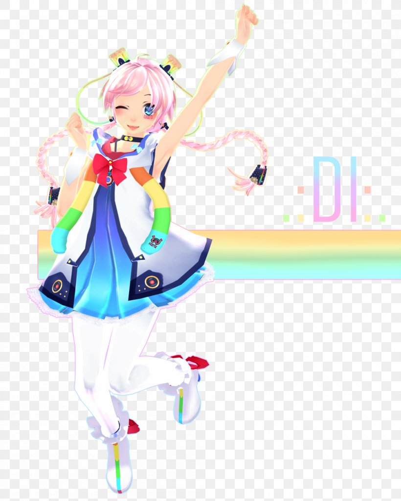 Model MikuMikuDance Vocaloid Download Computer, PNG, 1000x1250px, Watercolor, Cartoon, Flower, Frame, Heart Download Free