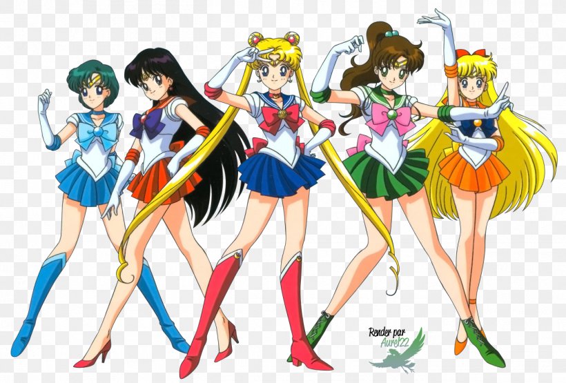 Sailor Moon Sailor Mercury Sailor Jupiter Sailor Venus Sailor Mars, PNG, 1362x923px, Watercolor, Cartoon, Flower, Frame, Heart Download Free