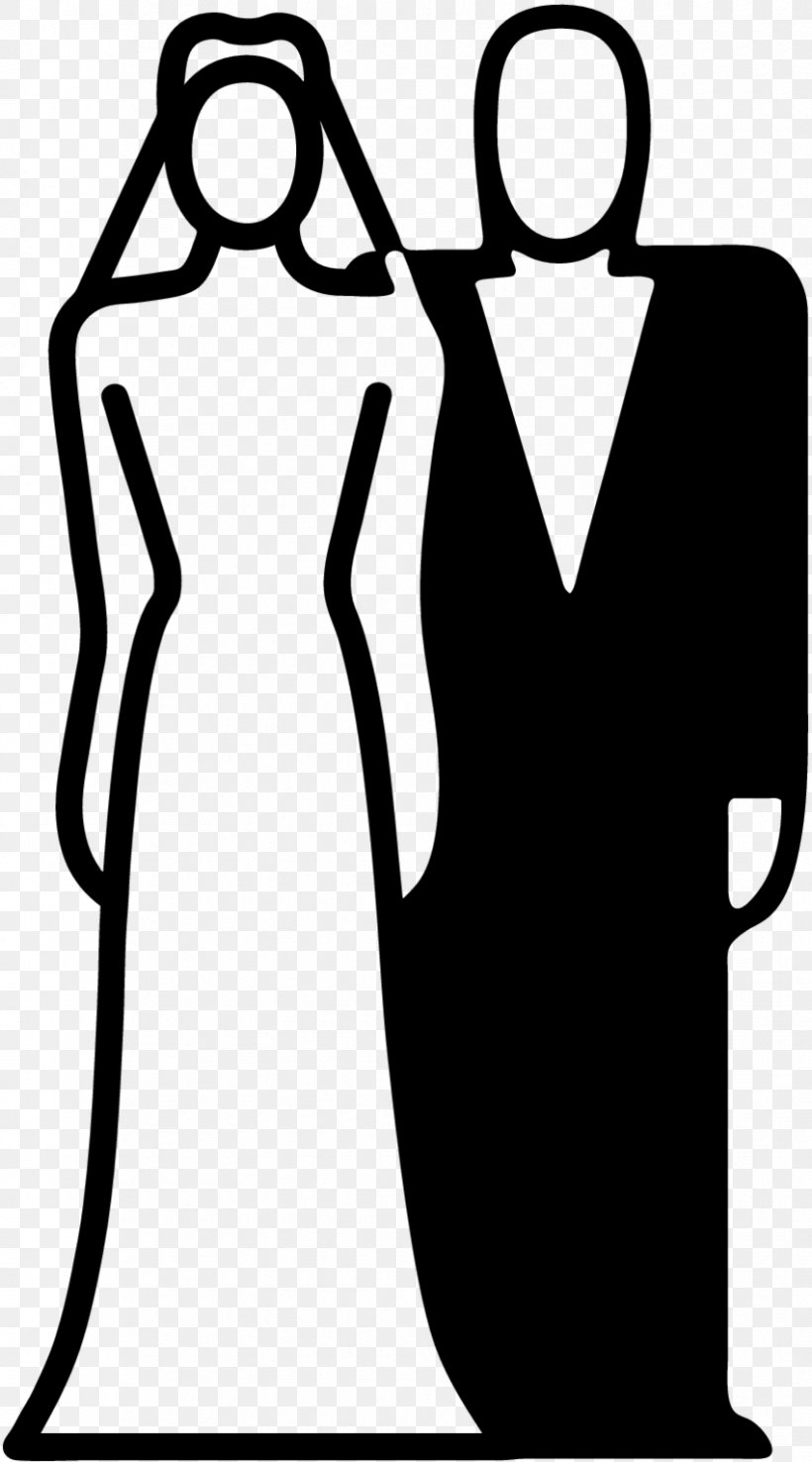 Silhouette Woman Bride Clip Art, PNG, 850x1531px, Silhouette, Area, Artwork, Black, Black And White Download Free