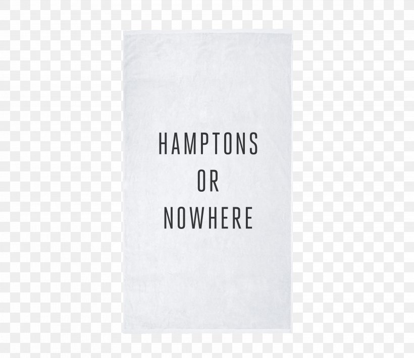 The Hamptons Towel Rectangle Brand Font, PNG, 3750x3250px, Hamptons, Area, Beach, Brand, Rectangle Download Free