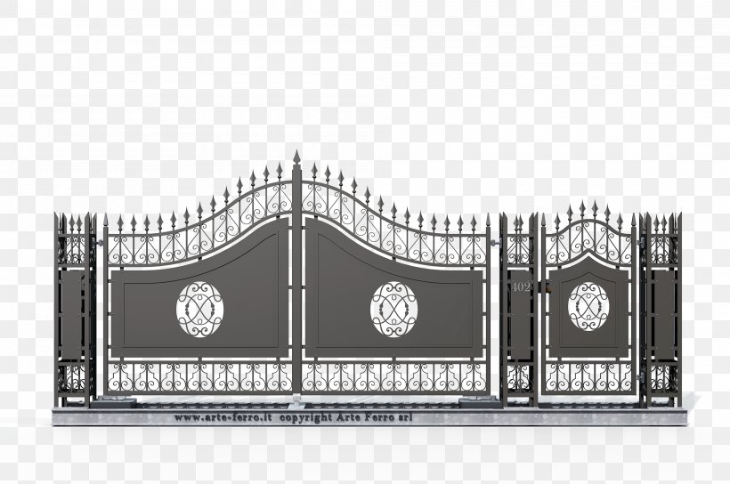Gate Wrought Iron Drawing Sheet Metal, PNG, 2000x1328px, Gate, Black And White, Door, Drawing, Galvanization Download Free