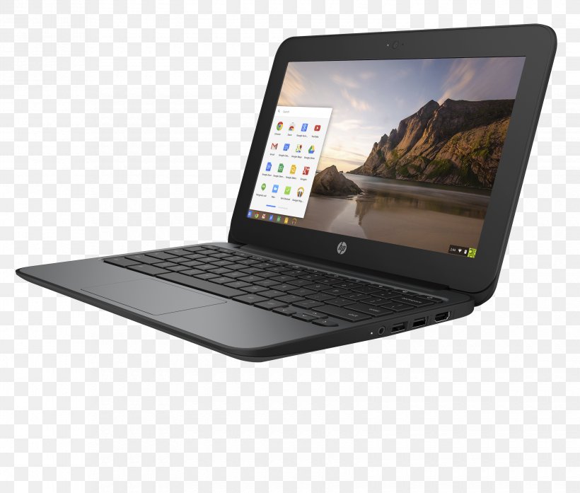 Laptop Hewlett-Packard HP Chromebook 11 G4 Intel, PNG, 3300x2805px, Laptop, Celeron, Chrome Os, Chromebook, Electronic Device Download Free