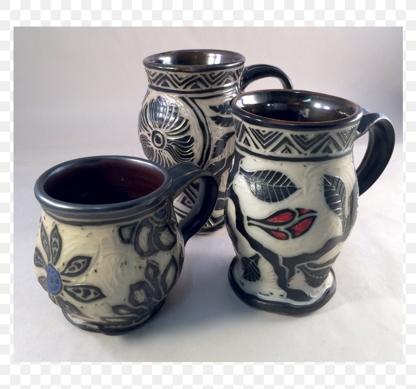 Pottery Ceramic Cup Mug Sgraffito, PNG, 768x768px, Pottery, Art, Ceramic, Clay, Craft Download Free