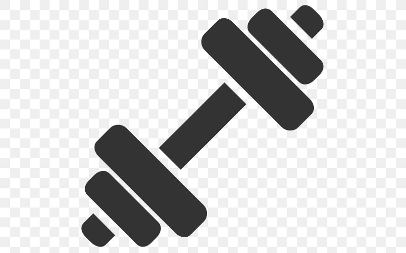 Dumbbell Fitness Centre Weight Training Exercise, PNG, 512x512px, Dumbbell, Barbell, Bench Press, Black And White, Exercise Download Free