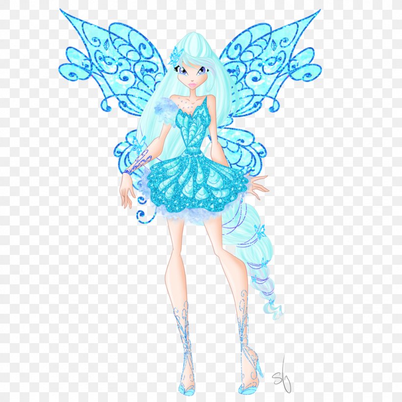 Fairy Bloom Butterflix DeviantArt YouTube, PNG, 1024x1024px, Watercolor, Cartoon, Flower, Frame, Heart Download Free