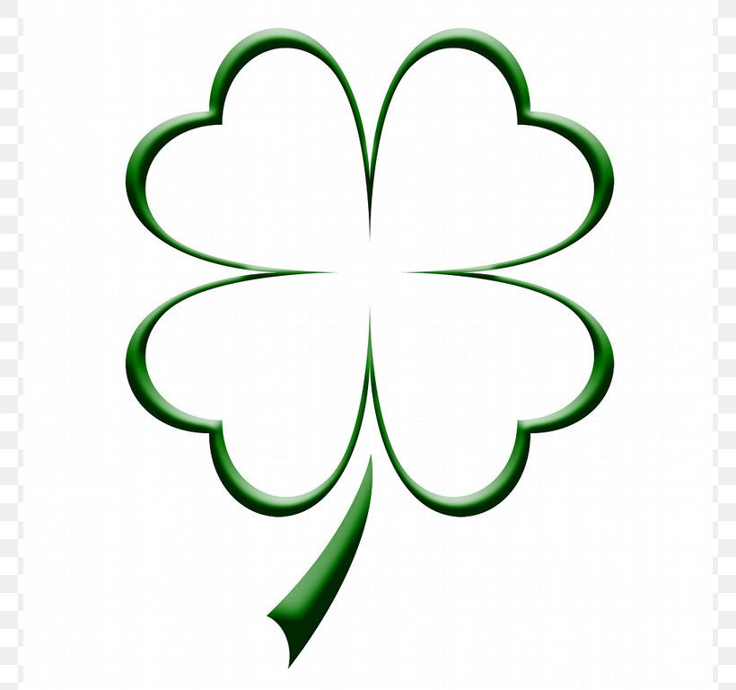 Four-leaf Clover Drawing Luck Clip Art, PNG, 768x768px, Fourleaf Clover, Artwork, Celtic Knot, Clover, Drawing Download Free