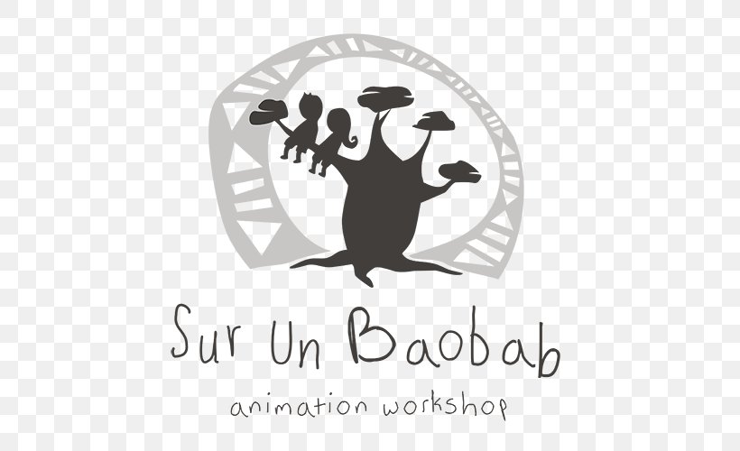 Logo Atelier Graffiti Baobab Suzy's Corner Ambatoharana Saar, PNG, 500x500px, Logo, Art, Baobab, Black And White, Brand Download Free