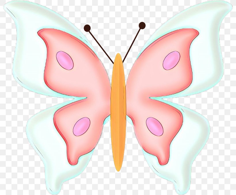 Butterfly Pink Moths And Butterflies Clip Art Insect, PNG, 800x678px, Cartoon, Butterfly, Insect, Moths And Butterflies, Pink Download Free