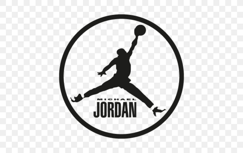 jordan logo black and white