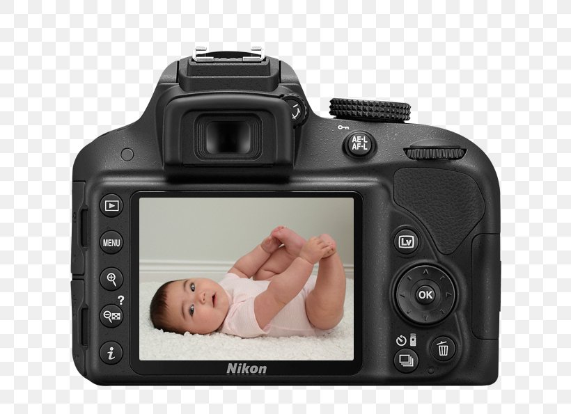 Nikon D3300 24.2 MP Digital SLR Camera, PNG, 700x595px, Digital Slr, Camera, Camera Accessory, Camera Lens, Cameras Optics Download Free