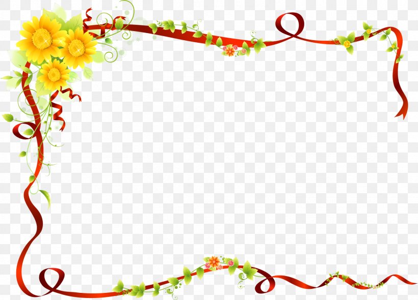 Ribbon Paper Material Clip Art, PNG, 1462x1053px, Ribbon, Area, Border, Branch, Flora Download Free