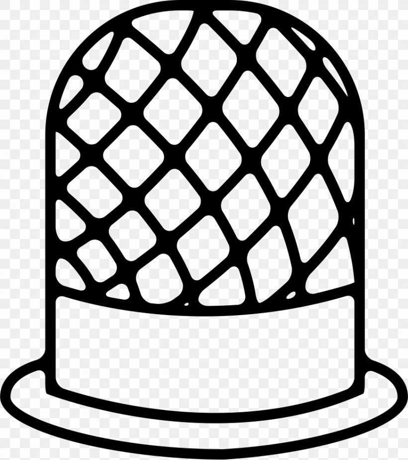 Thimble, PNG, 870x981px, Thimble, Black, Black And White, Drawing, Hat Download Free