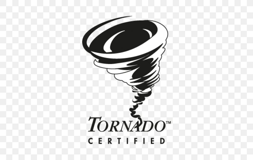 Tornado Cyclone Clip Art, PNG, 518x518px, Tornado, Black And White, Brand, Cyclone, Logo Download Free