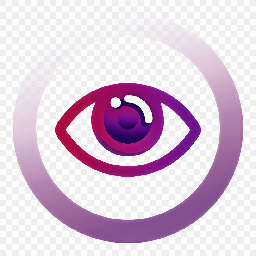 Circle Violet Purple Spiral Eye, PNG, 2999x3000px, Circle, Eye, Logo, Magenta, Purple Download Free