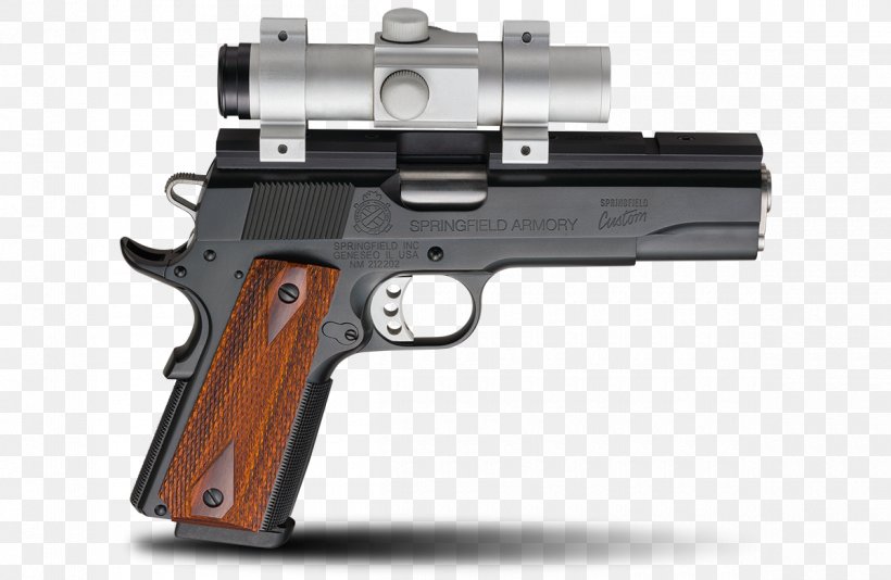 Springfield Armory M1911 Pistol .45 ACP Handgun, PNG, 1200x782px, 10mm Auto, 45 Acp, 919mm Parabellum, Springfield Armory, Air Gun Download Free