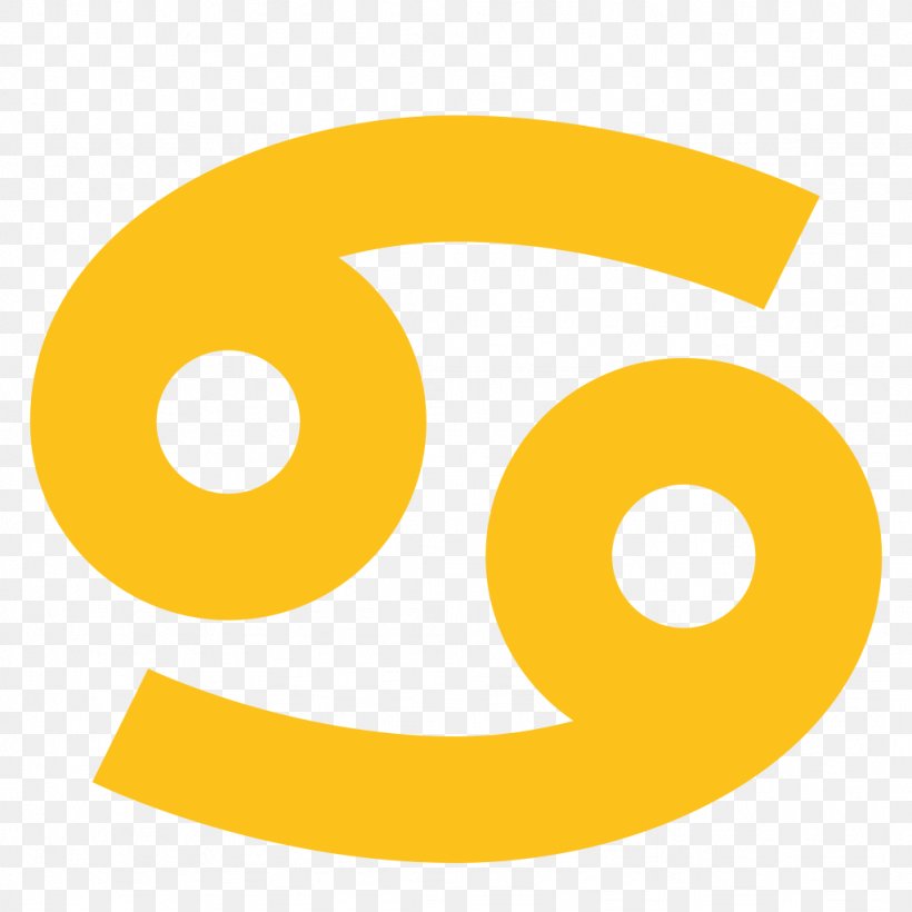Cancer Emoji Symbol Zodiac Astrology, PNG, 1024x1024px, Cancer, Area, Astrological Sign, Astrology, Brand Download Free