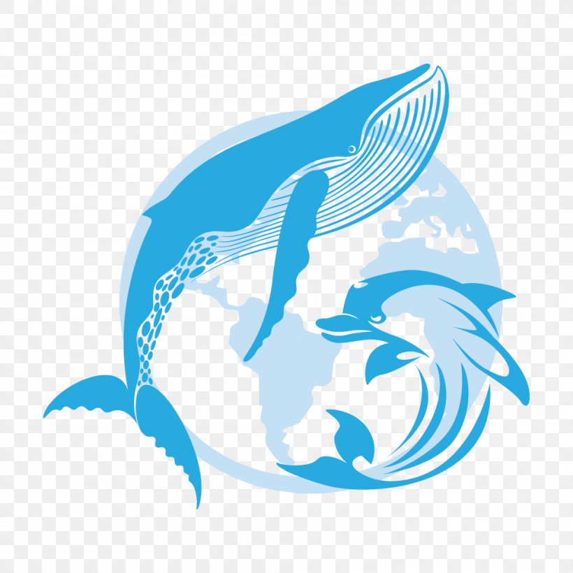Dolphin Porpoise Clip Art Illustration Sticker, PNG, 1000x1000px, Dolphin, Blue, Boat, Cetaceans, Color Download Free