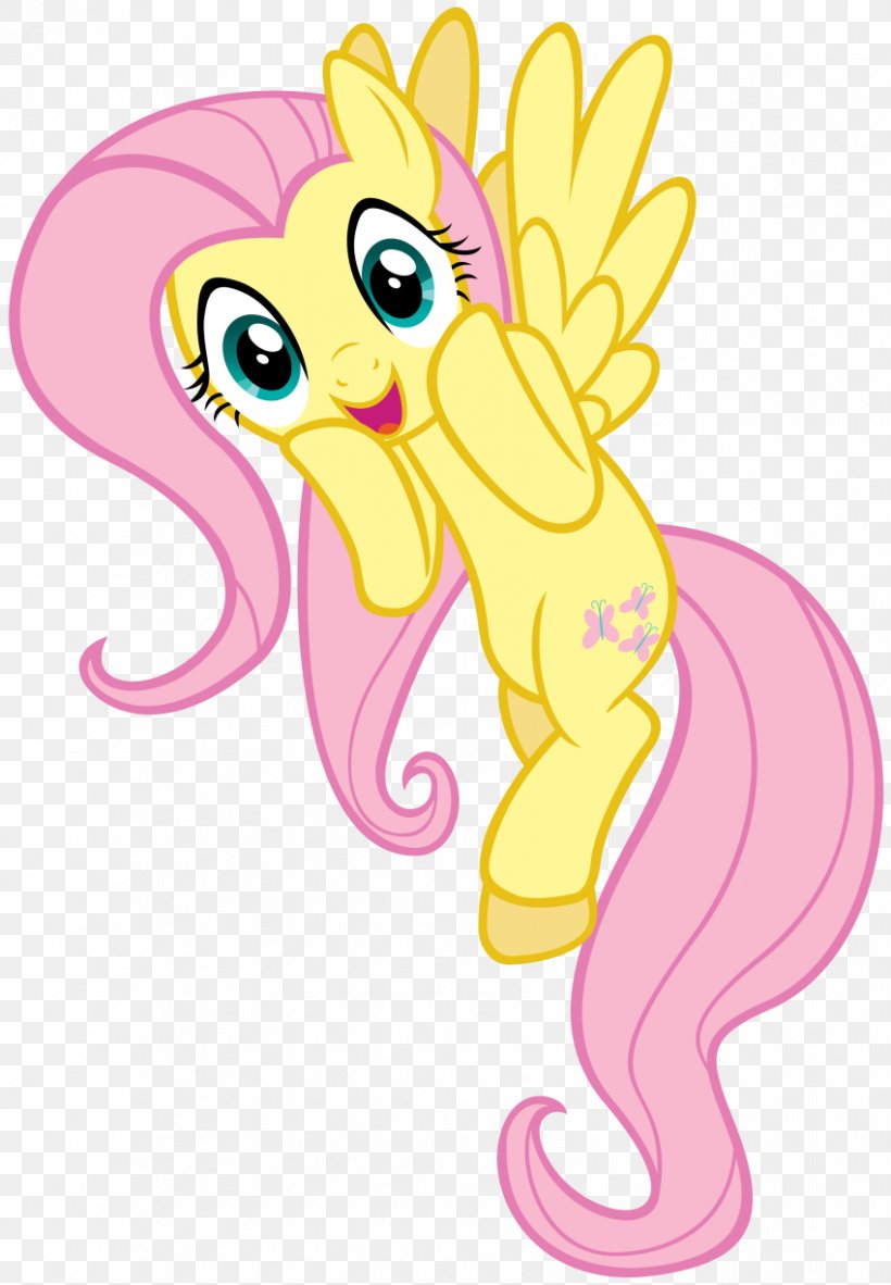 Fluttershy My Little Pony Pinkie Pie Cartoon, PNG, 850x1226px, Fluttershy, Animal Figure, Art, Brony, Cartoon Download Free