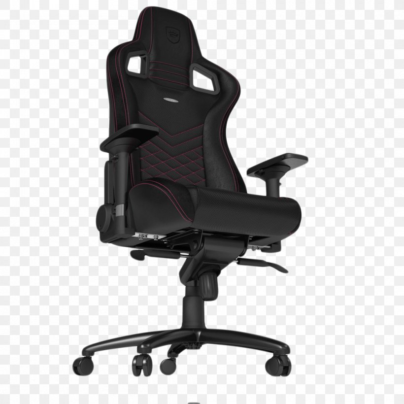 Office & Desk Chairs Swivel Chair Gaming Chair Seat, PNG, 1000x1000px, Office Desk Chairs, Armrest, Artificial Leather, Bicast Leather, Black Download Free