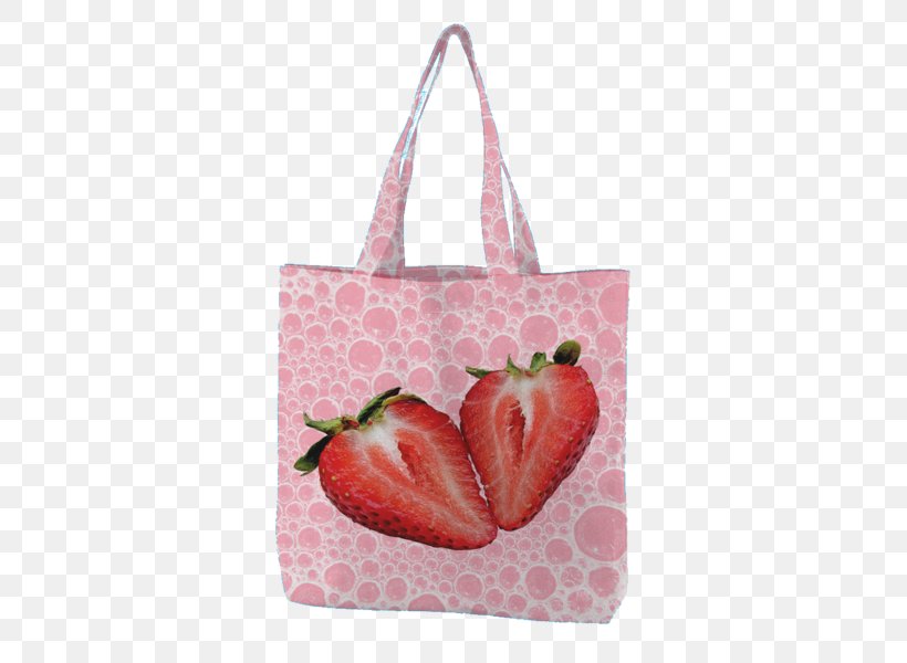 Tote Bag Strawberry Milkshake Handbag, PNG, 600x600px, Tote Bag, Bag, Button, Clothing Accessories, Fruit Download Free