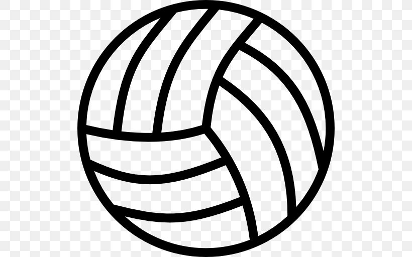 Volleyball Clip Art, PNG, 512x512px, Volleyball, Area, Ball, Beach Volleyball, Black And White Download Free