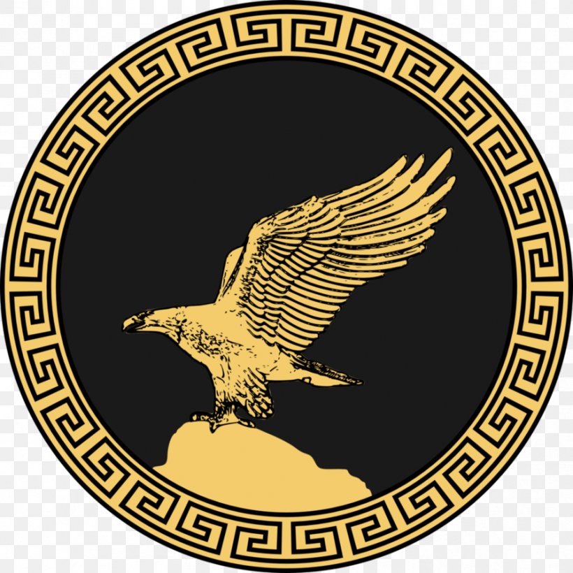 Eagle Digital Art Logo Greek Cuisine, PNG, 894x894px, 2016, Eagle, Art, Badge, Beak Download Free