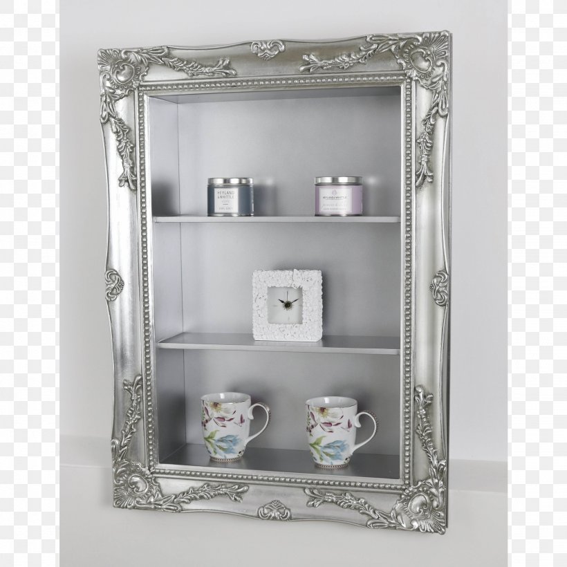Shelf Picture Frames Mirror Furniture Silver, PNG, 2048x2048px, Shelf, Antique, Bathroom, Bathroom Accessory, Craft Download Free