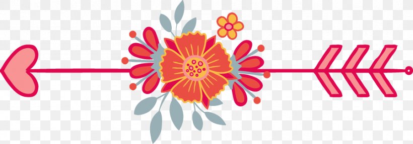 Arrow Flower Clip Art, PNG, 897x314px, Flower, Display Resolution, Floral Design, Petal, Text Download Free