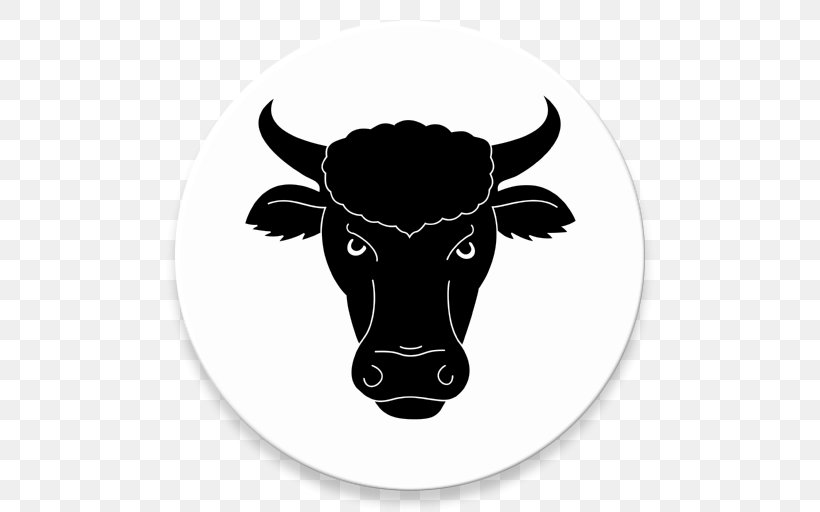 Cattle Coat Of Arms Bull Horn, PNG, 512x512px, Cattle, Black And White, Blazon, Bull, Cattle Like Mammal Download Free