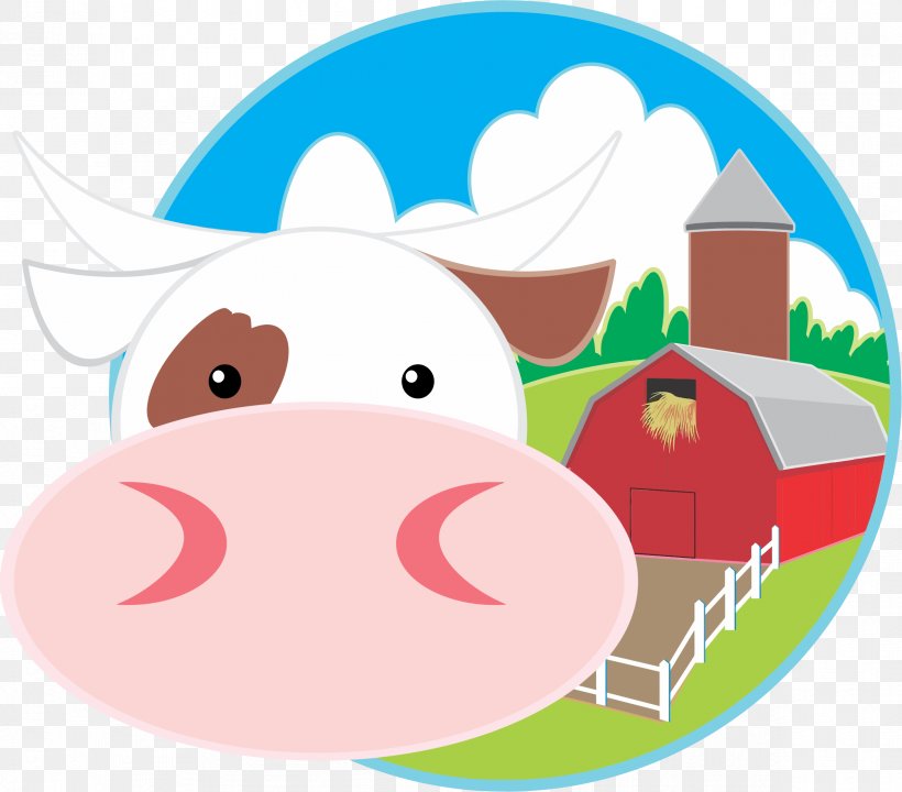 Cattle Farm Clip Art, PNG, 2366x2079px, Cattle, Area, Art, Barn, Dairy Farming Download Free