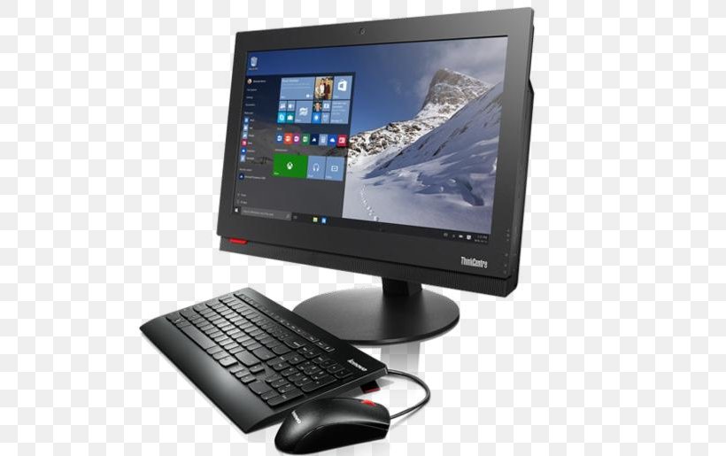 Laptop All-in-one Lenovo Desktop Computers ThinkCentre, PNG, 725x515px, Laptop, Allinone, Computer, Computer Accessory, Computer Hardware Download Free