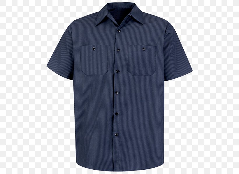 T-shirt Polo Shirt Sleeve Red Kap Men's Industrial Work Shirt SP24, PNG, 600x600px, Tshirt, Active Shirt, Blue, Button, Collar Download Free